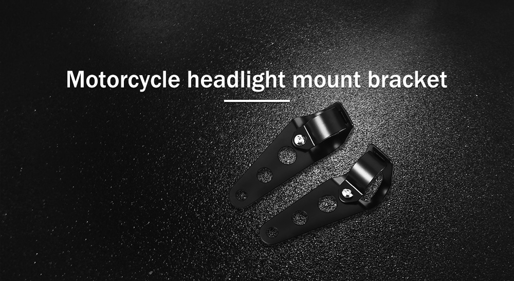 Fork Ear Headlight Mount Bracket Universal 30 - 43MM Motorcycle Chopper