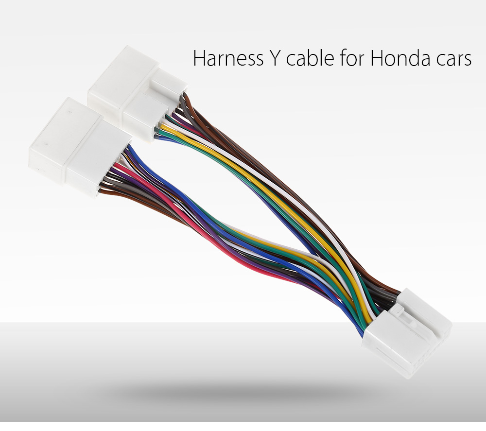 16.5CM CD Changer Harness Y Cable Navigation External A / V Device for Honda Cars