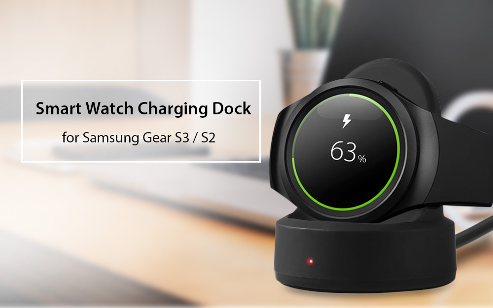 Smart Watch Charger for Samsung Gear S3 / S2 with Micro-USB Cable