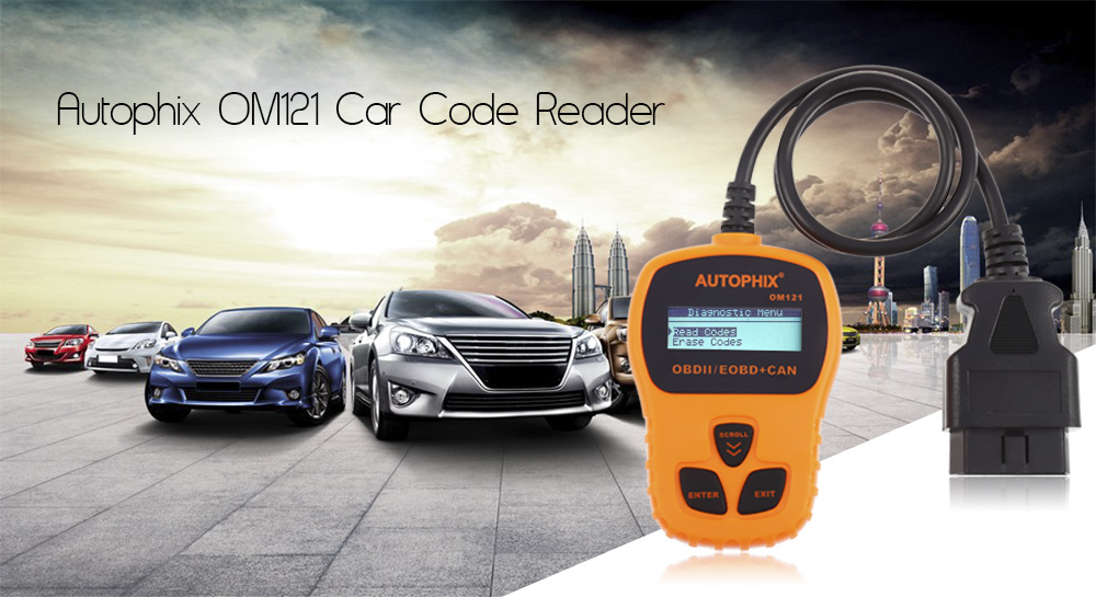 Autophix OM121 OBD II Car Code Reader Auto Diagnostic Scan Tool