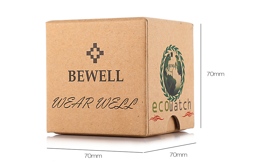 Bewell Papery Watch Box Package Case for Gift