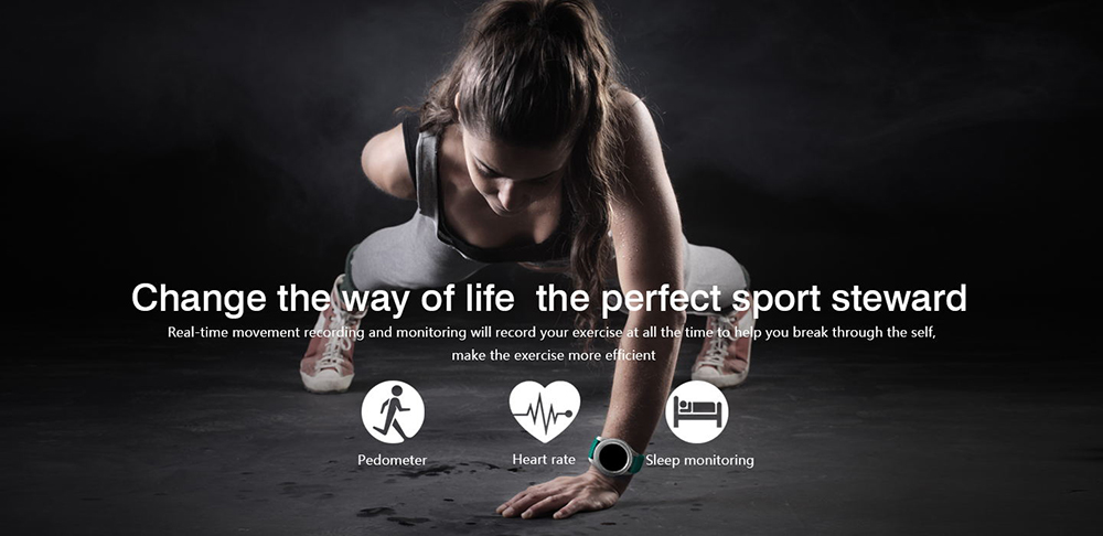 NO.1 G8 Smartwatch Phone 1.2 inch Bluetooth 4.0 Heart Rate / Blood Pressure Monitor Remote Camera Pedometer