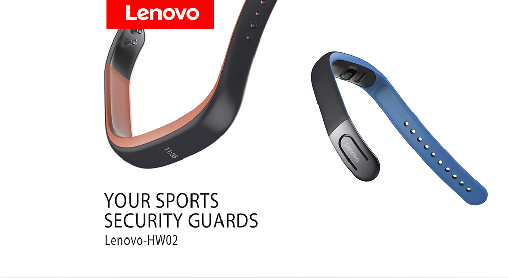 Lenovo HW02 Smartband IP67 Waterproof Bluetooth 4.0 Sedentary Reminder Sleep / Heart Rate Monitor Anti-lost