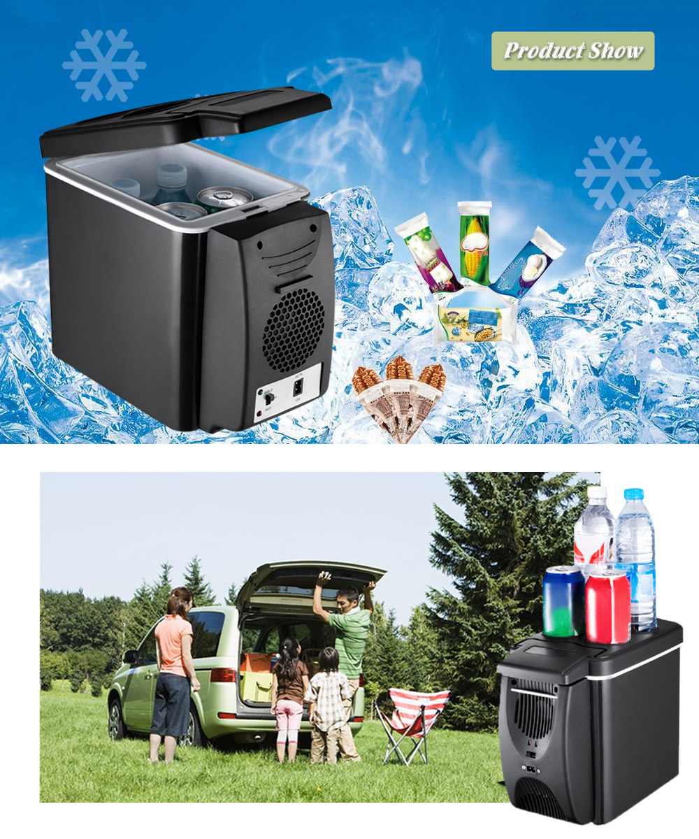 6L Dual Use Car Cool and Hot Refrigerator