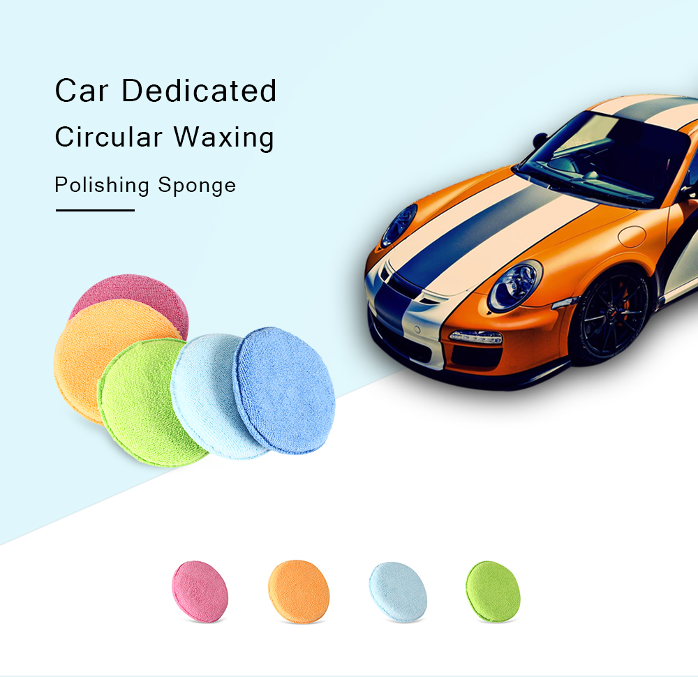 Car Dedicated Circular Waxing Polishing Sponge