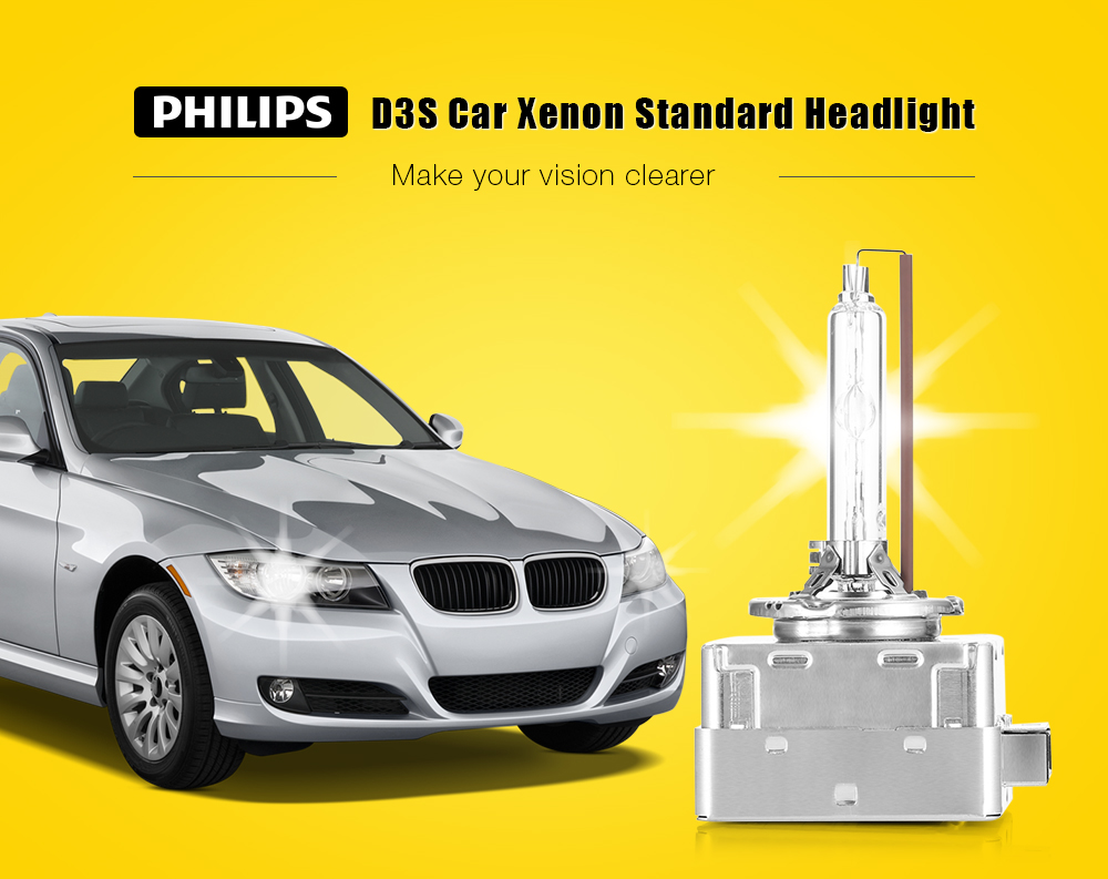 Philips 12V 35W D3S 42403C1 Car Headlight Xenon Standard Super Vision Lamp Bulb