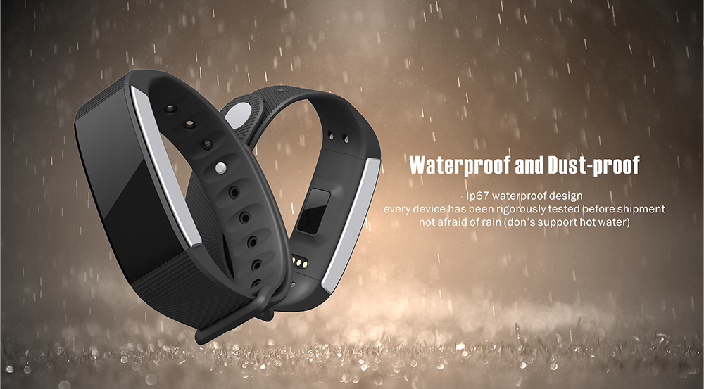 C9 Heart Rate Smartband IP67 Waterproof Calorie Consumption Sleep / Blood Oxygen Monitor Sedentary Reminder Anti-lost