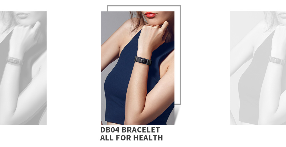 DB04 Smart Bracelet Blood Pressure Oxygen Measure Heart Rate Wristband