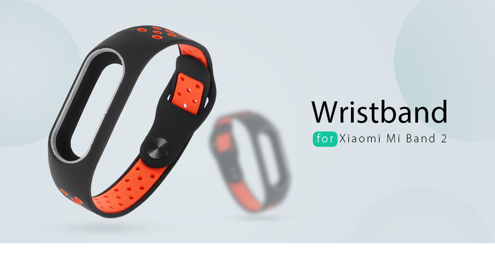 Wristband for Xiaomi Mi Band 2 Ventilation Color Mix