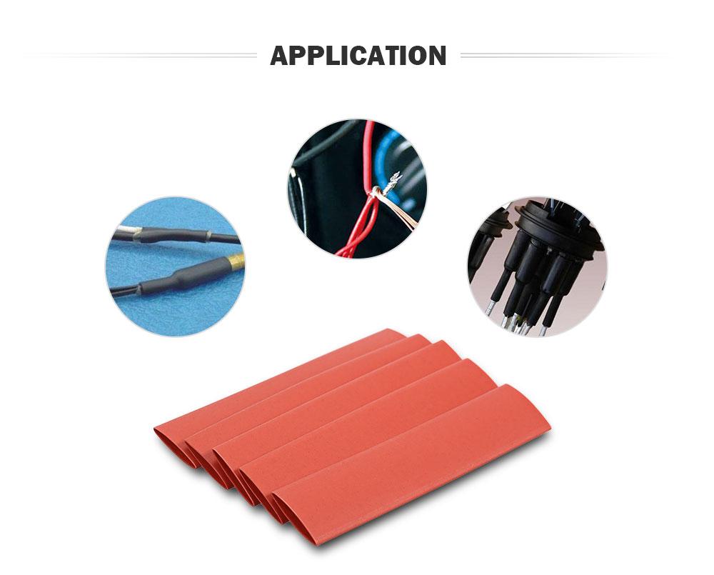 500pcs Heat Shrink Tubing Wire Cable Sleeving Wrap Tube Electrical Equipment 10 Colors