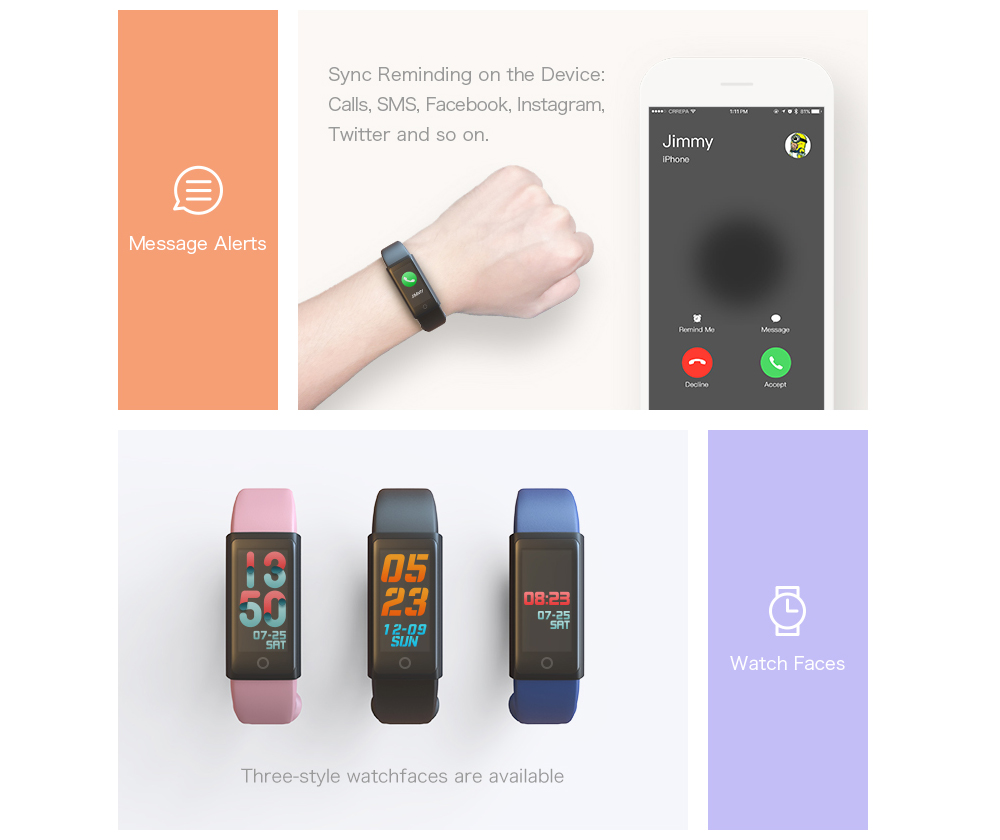 MO YOUNG L3 Smartband Color Screen IP65 Waterproof Blood Pressure / Blood Oxygen Monitor Remote Camera Sedentary Reminder