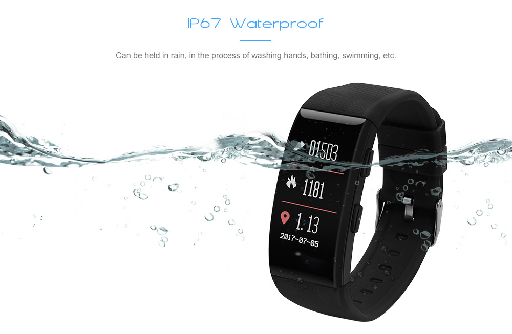 DW06 Heart Rate Monitor Colorful TFT Screen Healthy Smart Bracelet