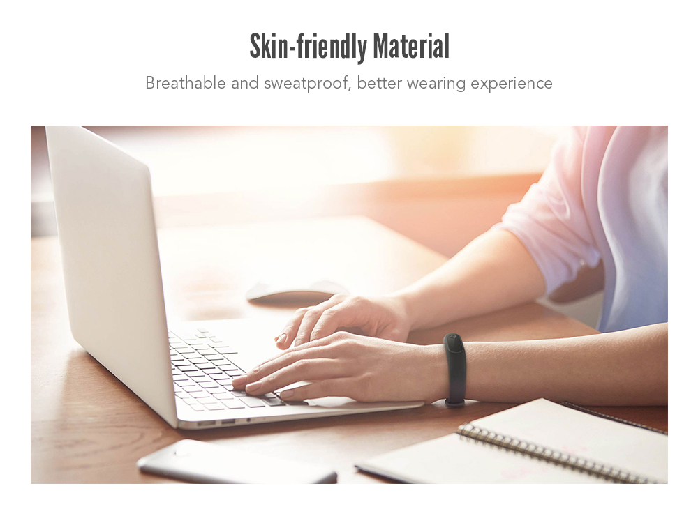 Original Xiaomi Mi Band 2 Wristband Breathability Sweatproof