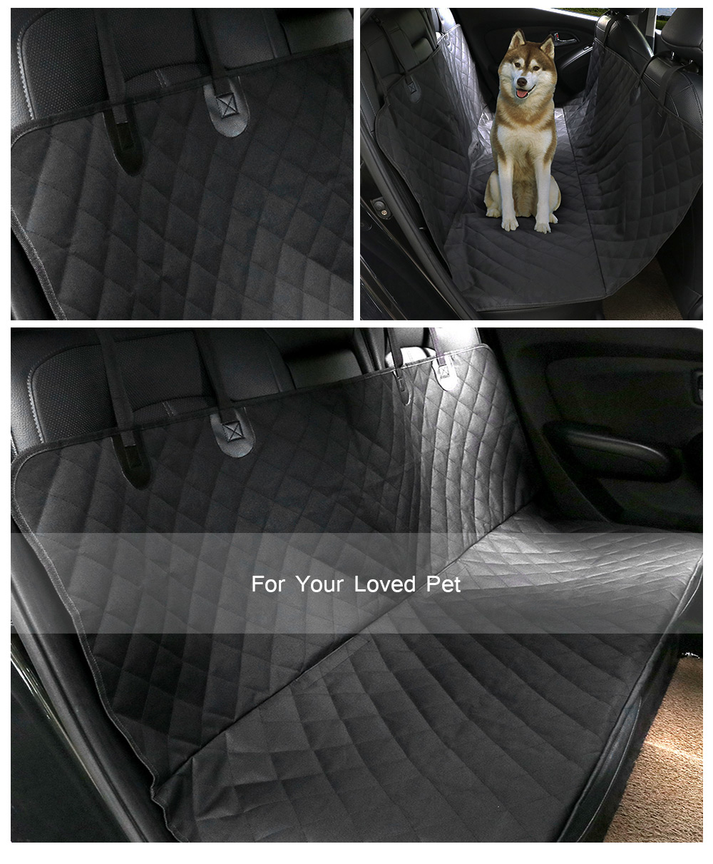 TIROL T23770 Car Pet Rear Seat Cover Oxford Cloth Water Resistant Non-slip Design