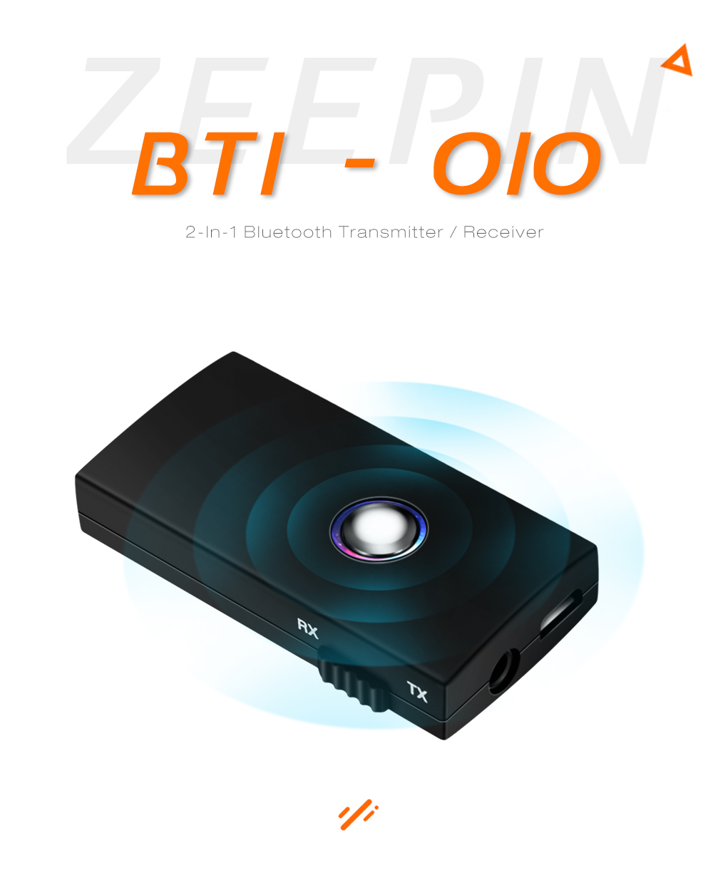 ZEEPIN BTI - 010 Car Bluetooth Transmitter Receiver for 3.5mm Audio Device
