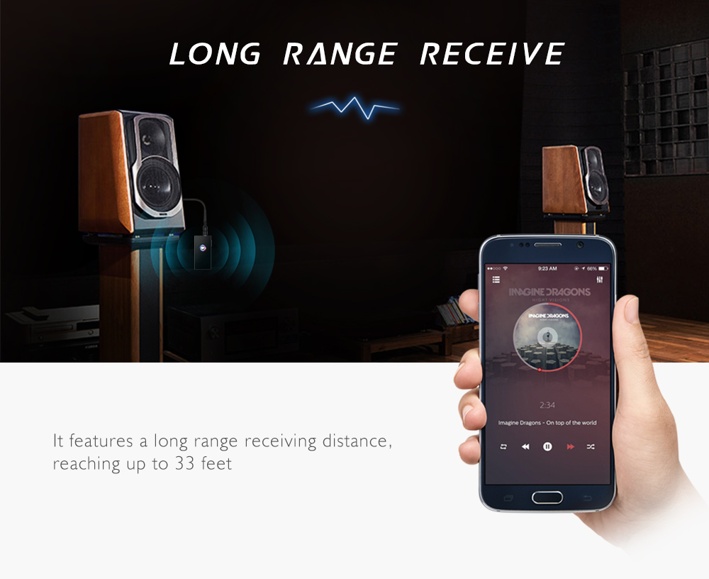 ZEEPIN BTI - 010 Car Bluetooth Transmitter Receiver for 3.5mm Audio Device