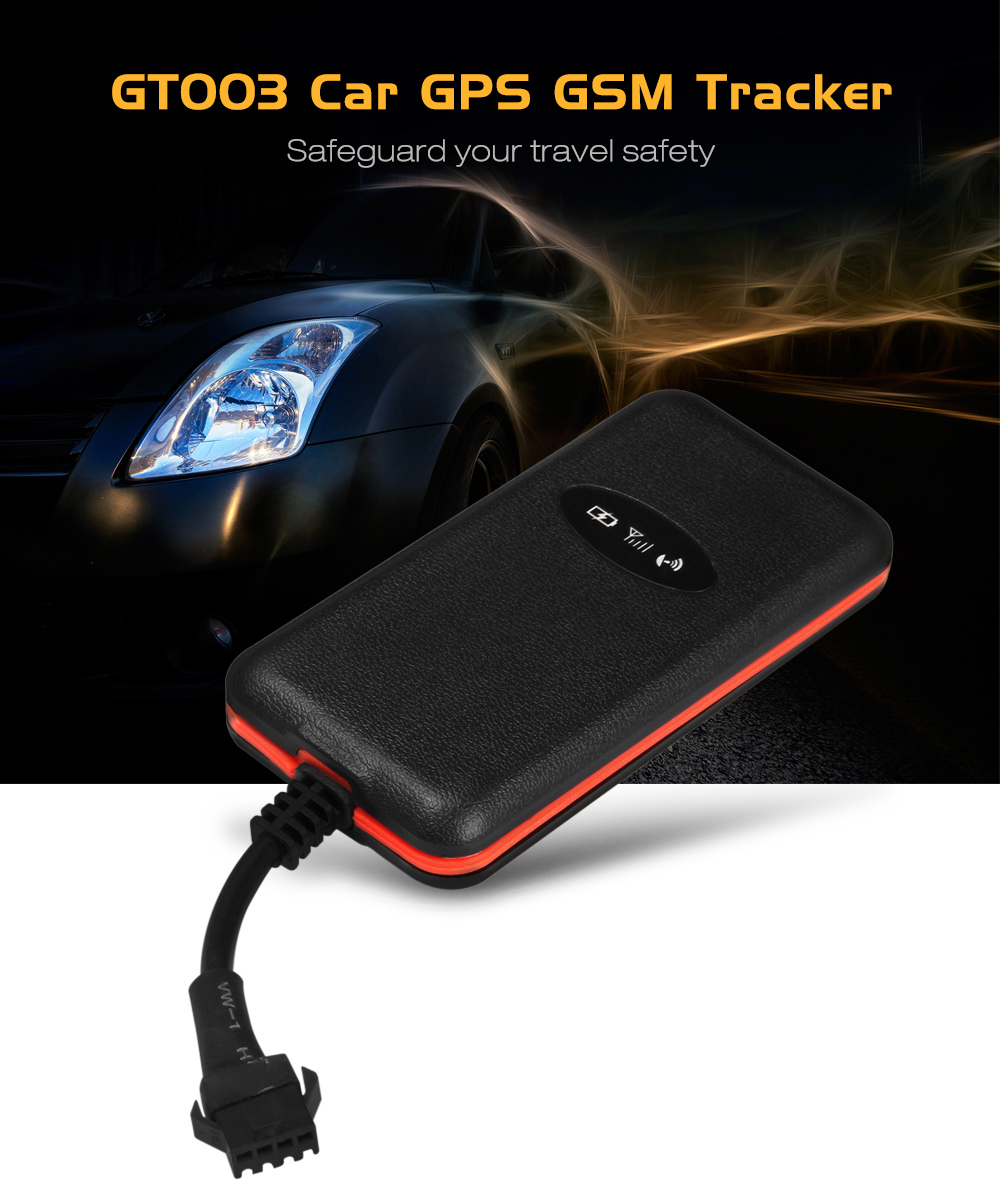GT003 Car Vehicle GPS GSM Tracker with Over-speed Alarm