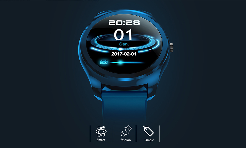 Newwear N3 Pro Smart Watch 1.3 inch MTK2502 HD Slim Bluetooth 3.0 + 4.0