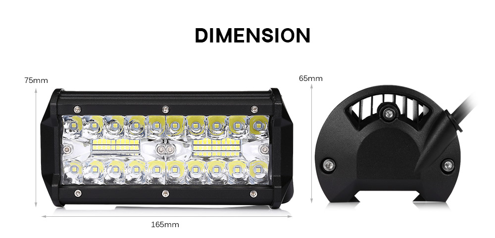 1PC 120W Car LED Working Lamp for Truck SUV