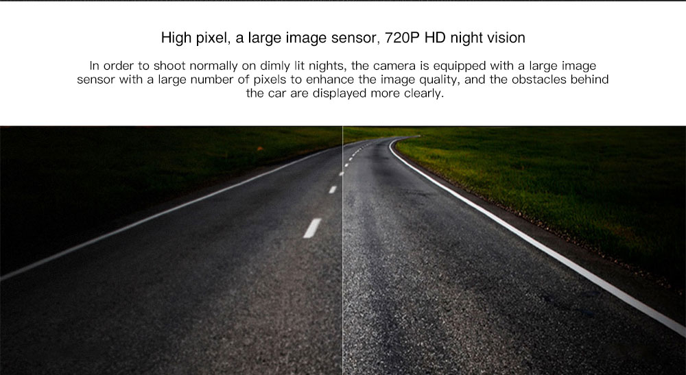 Xiaomi 70mai Car Backup Camera 720P Night Vision IPX7 Waterproof Vehicle Reversing Rear Camera