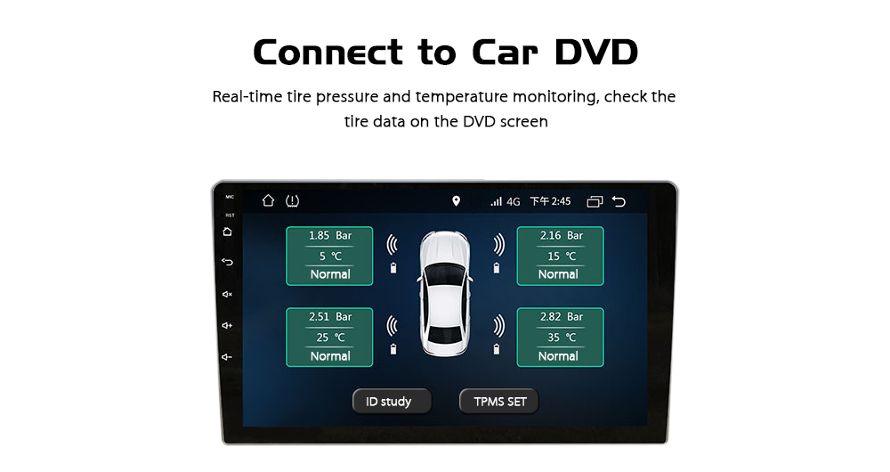 CHESHITONG TY05 Car Tire Pressure Monitoring System for Android Navigation