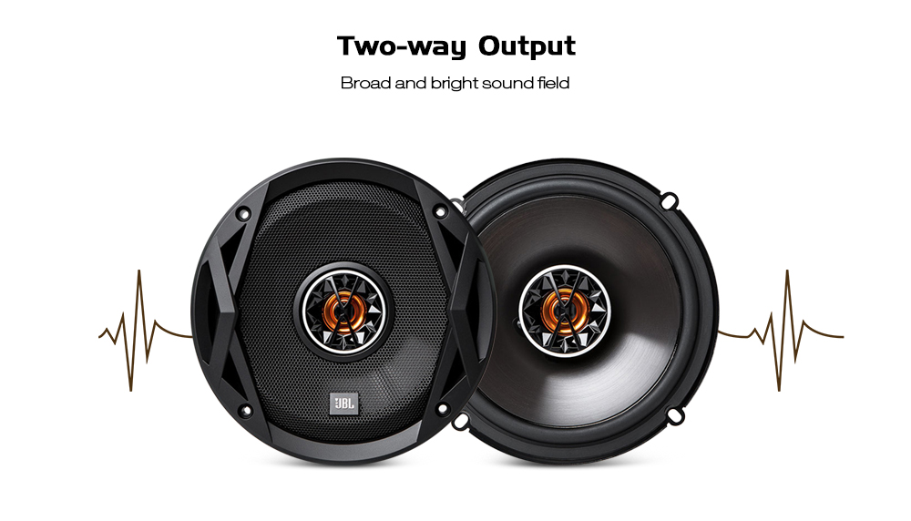 Pair of JBL CLUB6520 6.5 inch 50 - 150W Coaxial Two-way Car Stereo Speaker