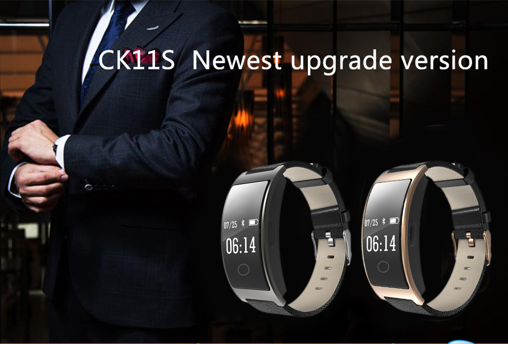 CK11S Smart Band Blood Pressure Heart Rate Monitor Wristwatch Fitness Bracelet Tracker