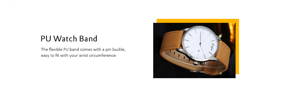 Lvpai P066 Men's Fashion Casual Leather Wrist Watch