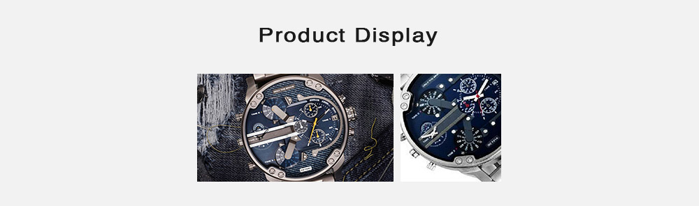 Brand Luxury Wristwatch Military Clock Sport Big Dial Stainless Steel Business Metal Watch Bracelets Men Relogio Masculi