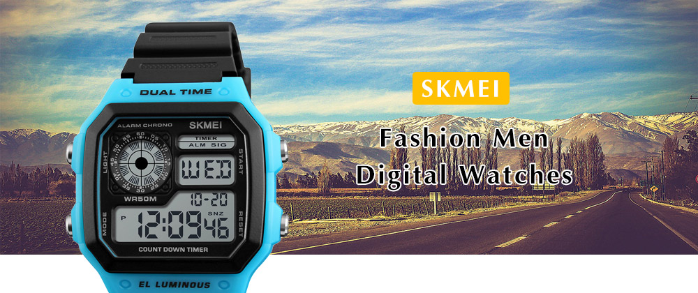 SKMEI Fashion Sports Men'S Digital Watch