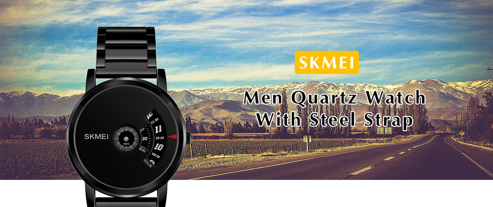SKMEI Men's Quartz Waterproof Full Steel Fashion Top Luxury Brand Watches