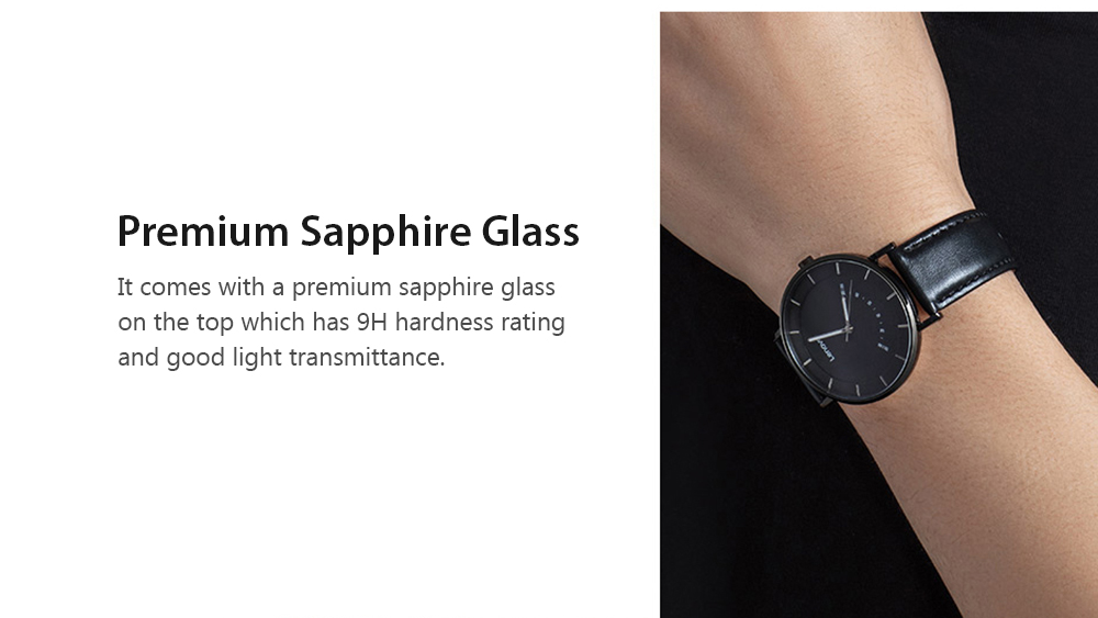 Lenovo Watch S Smartwatch Business Leisure 5ATM Waterproof Quartz Watch