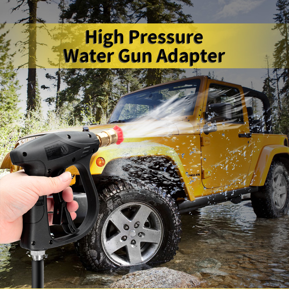 3000psi High Pressure Washer Gun with 5 Nozzles for Car Motorcycle Bicycles