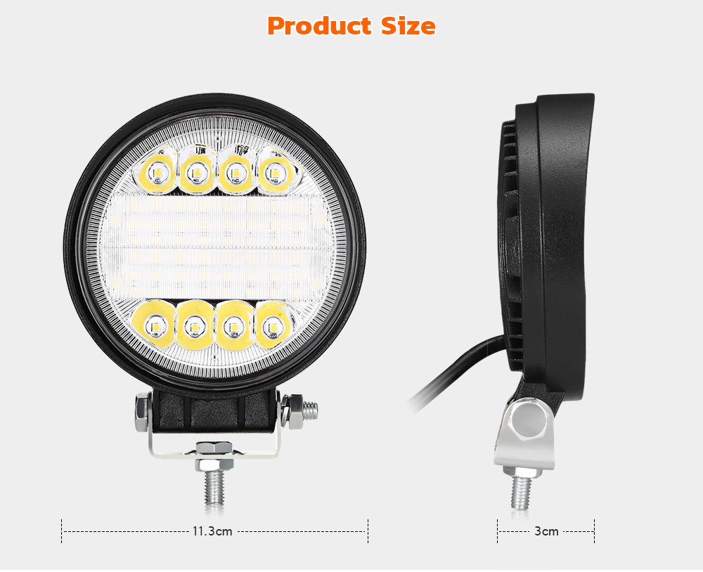 1PC 72W 4 inch LED Working Lamp for Off-road Vehicle SUV Front Headlight