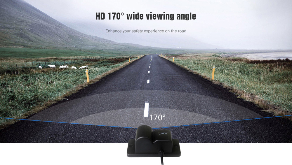 ZIQIAO ZHS-040 2 in 1 Video Reversing Alarm HD Car Rear View Camera