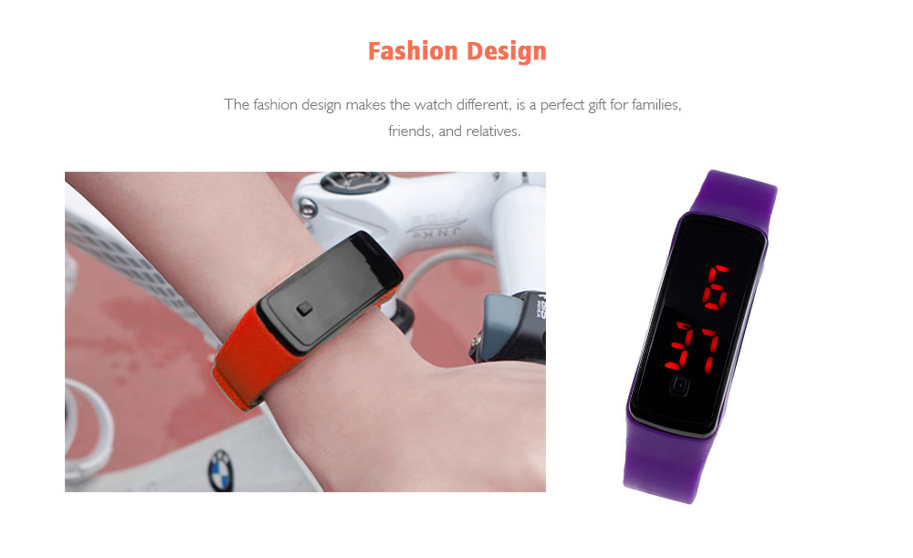 Fashion Sports LED Digital Wrist Watch