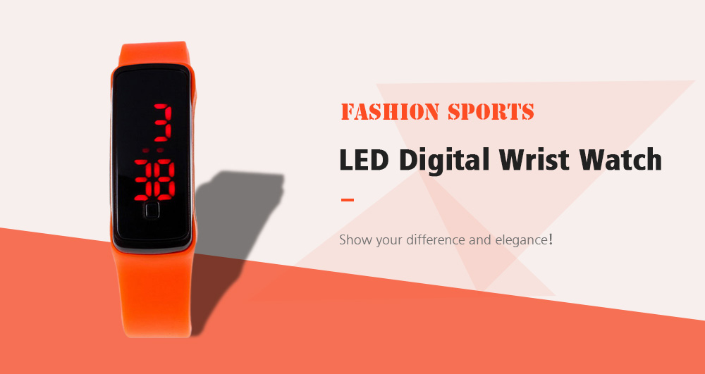 Fashion Sports LED Digital Wrist Watch