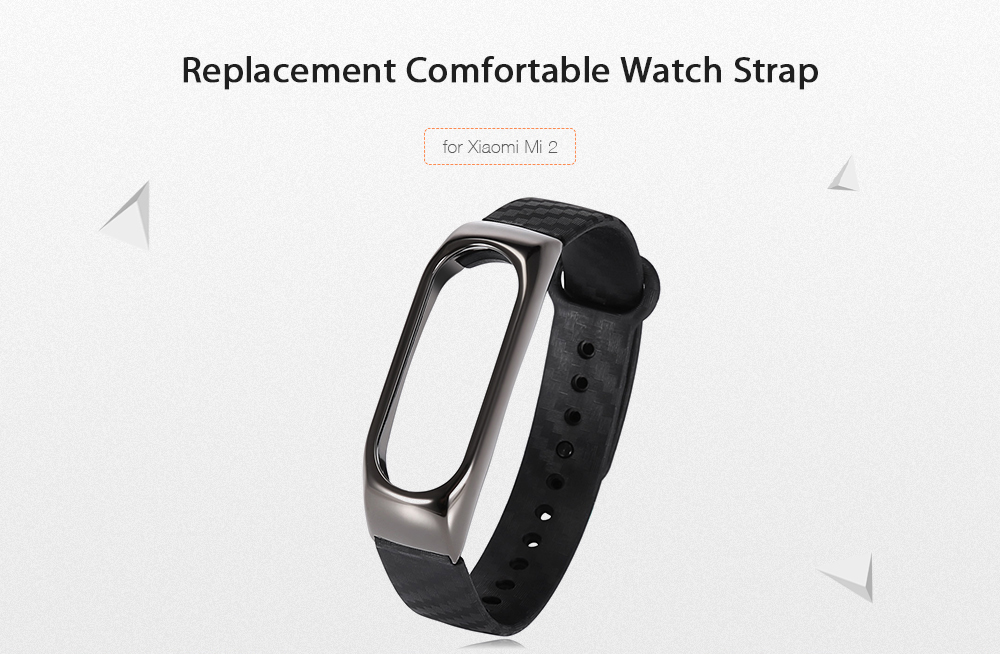 Wristband for Xiaomi Mi Band 2 Zinc Alloy and TPE Material