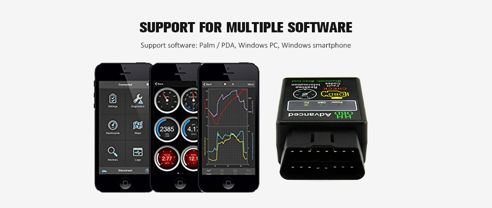 Mini ELM327 Bluetooth V2.1 OBD2 Car CAN Wireless Adapter Scanner Tool