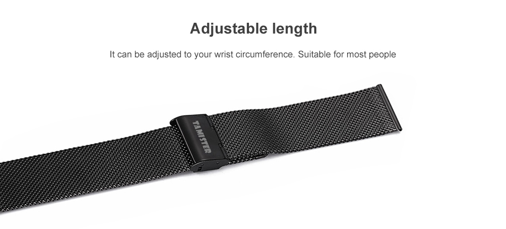 20mm Stainless Steel Mesh Wristband for Xiaomi Huami AMAZFIT
