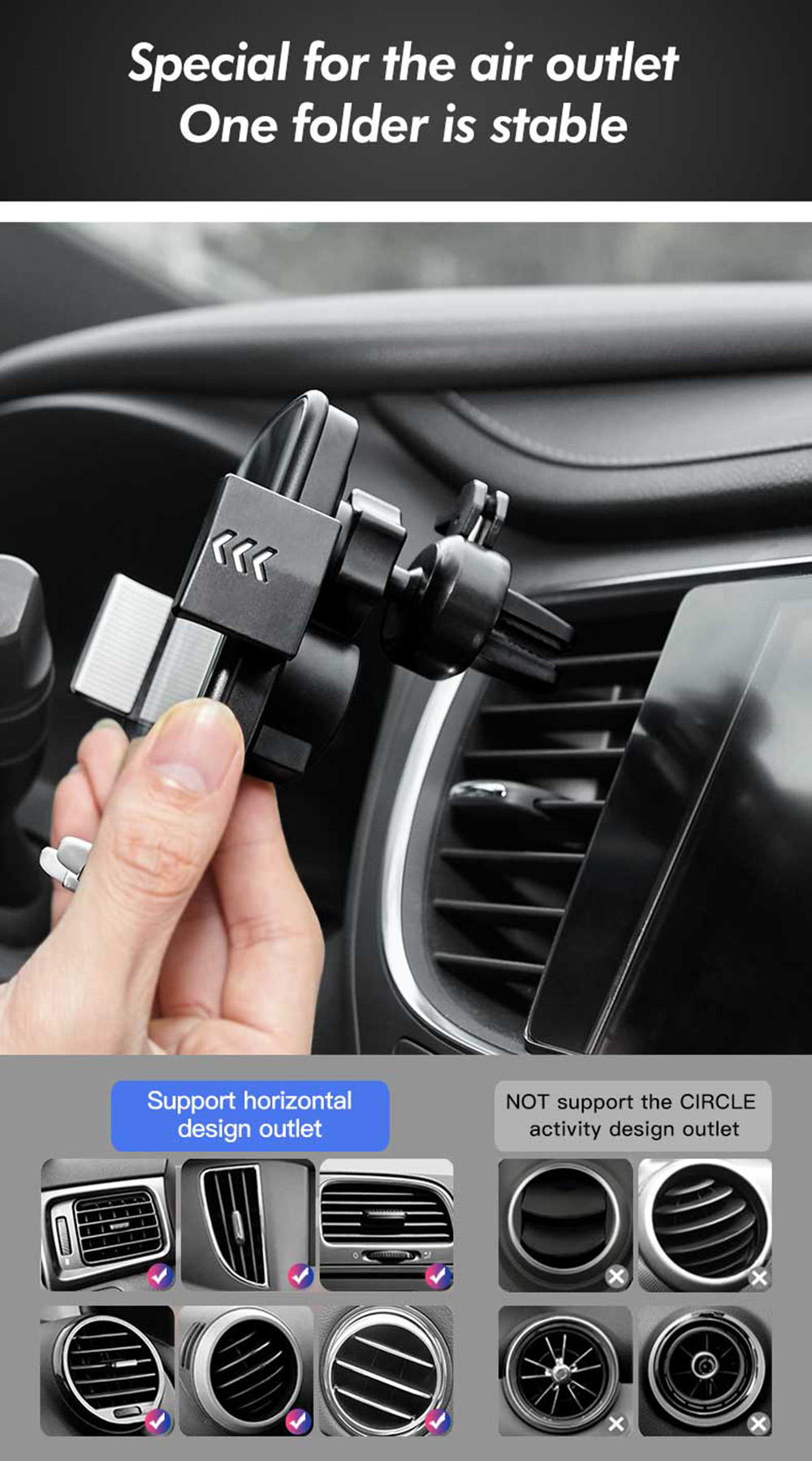 Intelligent Car Wireless Charging Mobilephone Holder