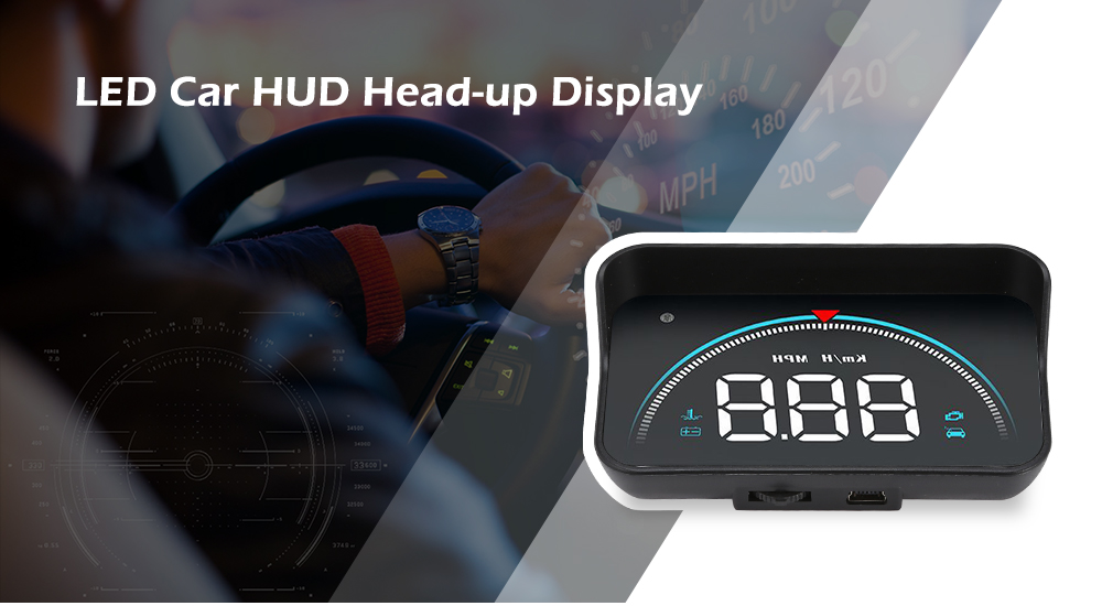M8 LED Car HUD Head-up Display