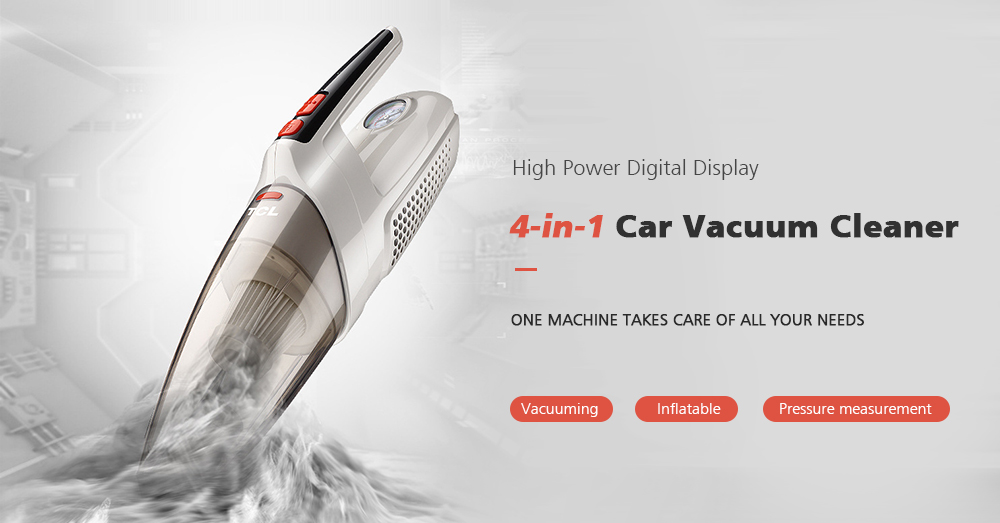 TCL CX6 High Power Digital Display 4-in-1 Car Vacuum Cleaner
