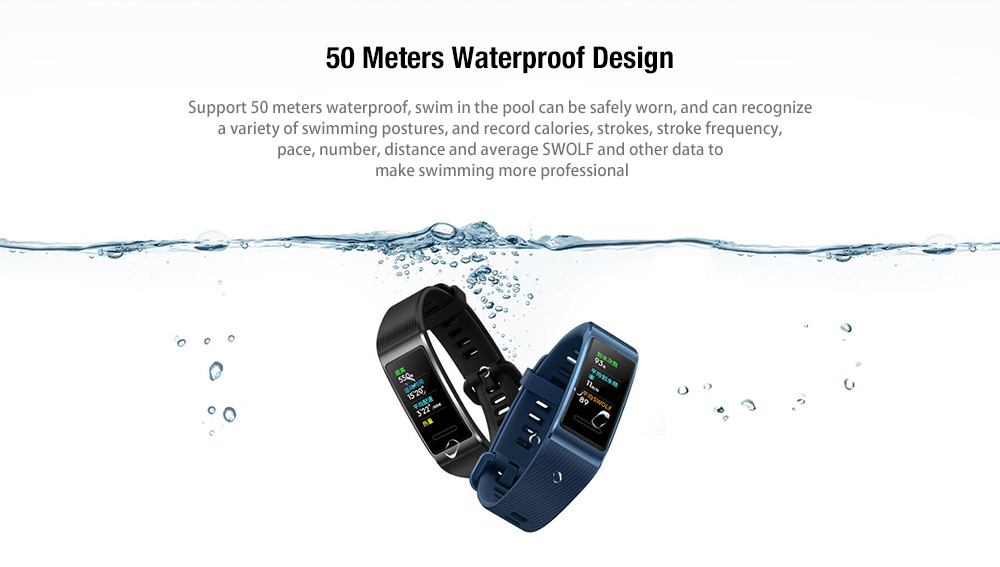 HUAWEI Multifunctional Waterproof Smart Bracelet 3 Pro