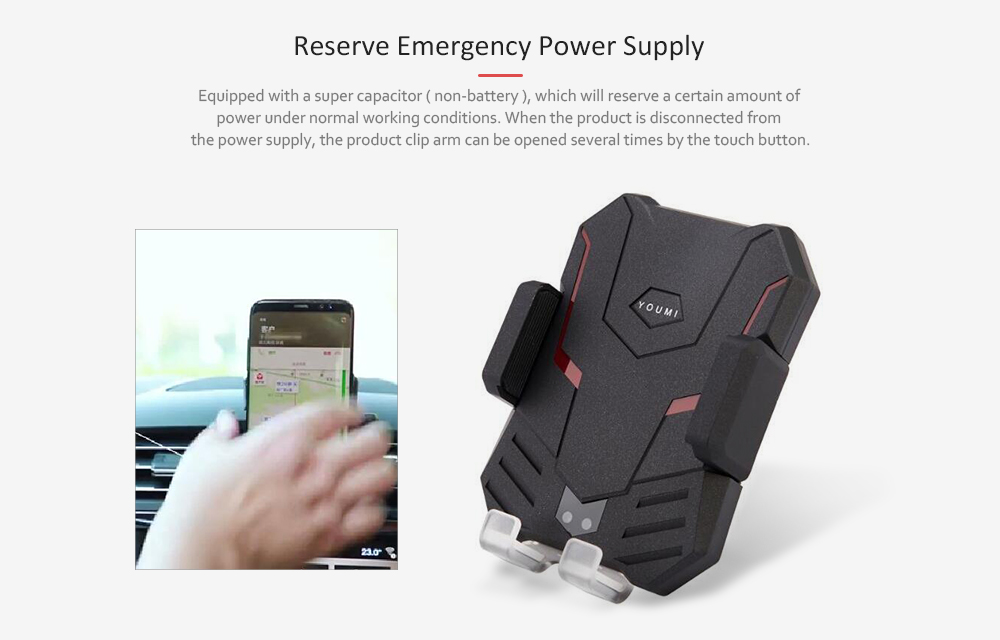 M2 Car Wireless Charging Phone Holder