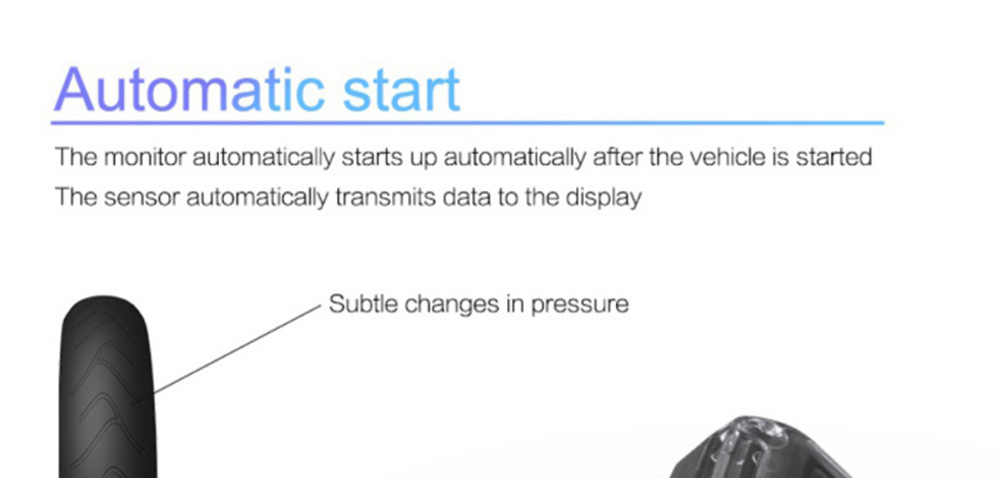 M3 - C Temperature Monitoring / Abnormal Alarming / Multiple Protections Tire Pressure Monitor