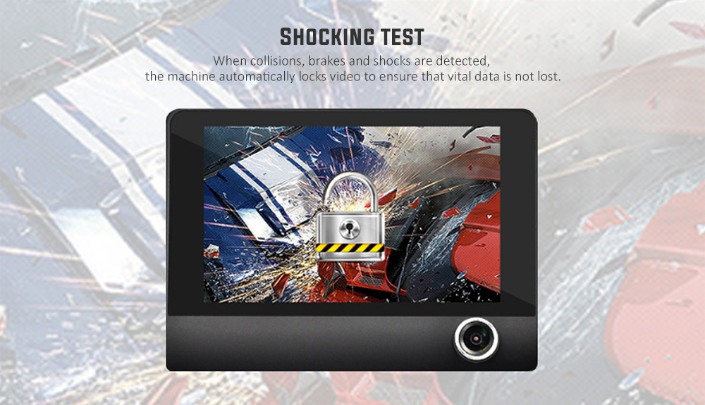 Shocking Test / Real-Time Monitor / 4 inch HD Screen Driving Recorder DVR