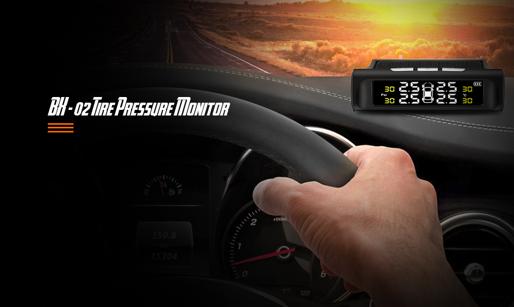 BX - 02 Digital Display / Dual Charging / Weather Monitor / Multiple Protections Tire Pressure Monitor
