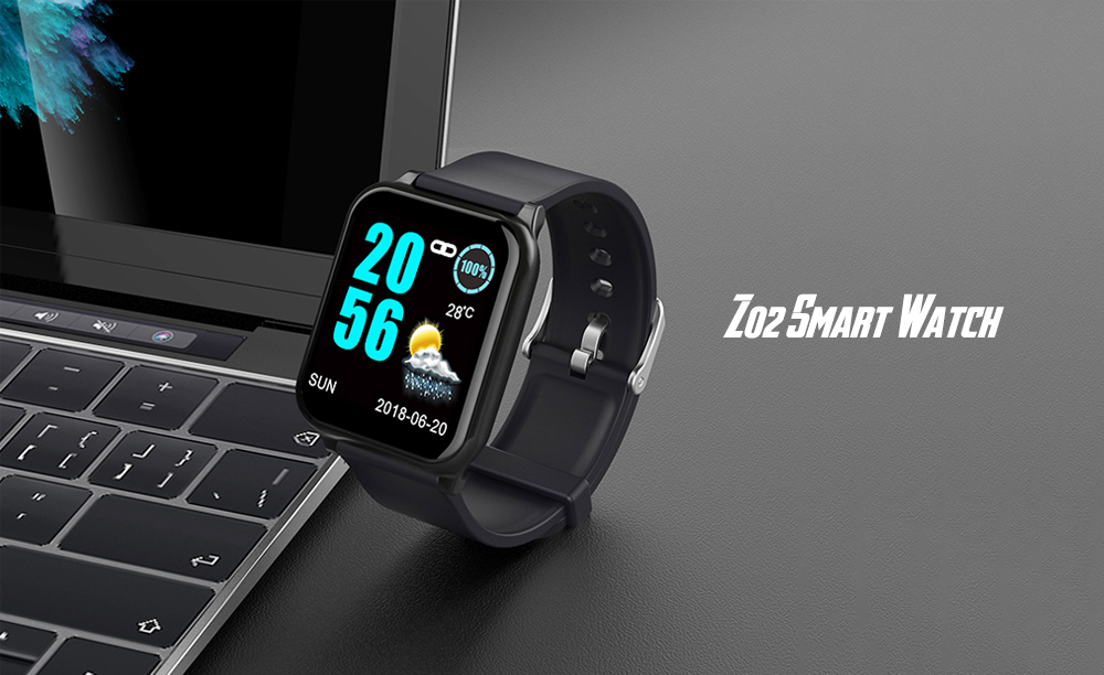 Z02 Heart Rate / Blood Pressure Monitoring / Instant Message Smart Watch