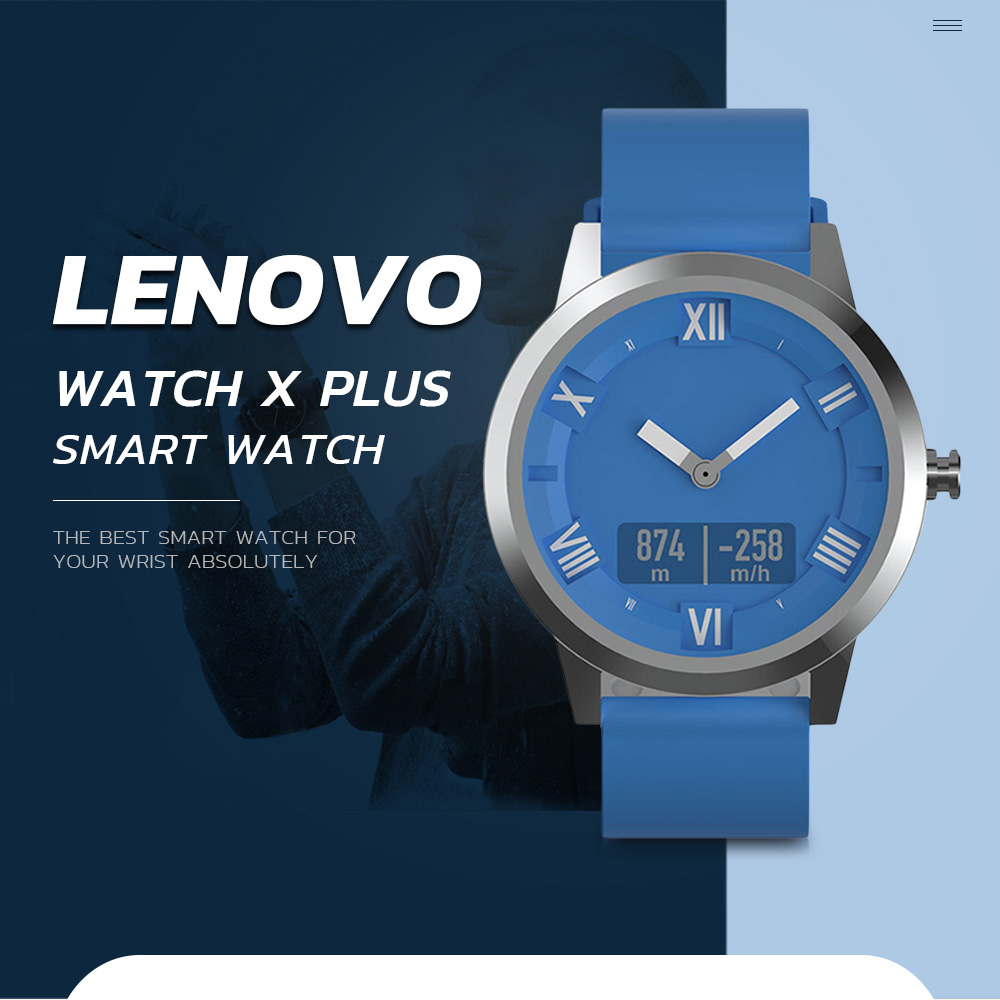 Lenovo Watch X Plus 8ATM Waterproof / 45 Days Long Standby / Real-time Heart Rate Monitor Smart Watch Sports Version
